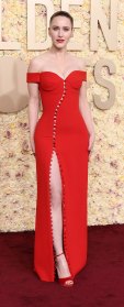 Rachel Brosnahan Red Carpet Arrival Golden Globes 2024