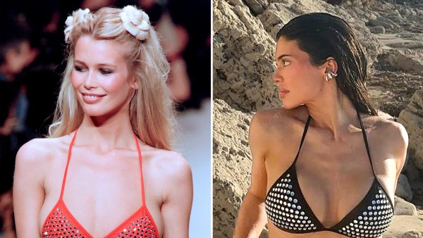 Claudia Schiffer Shares Snap of Her Modeling Bikini Kylie Jenner Wore on Vacation