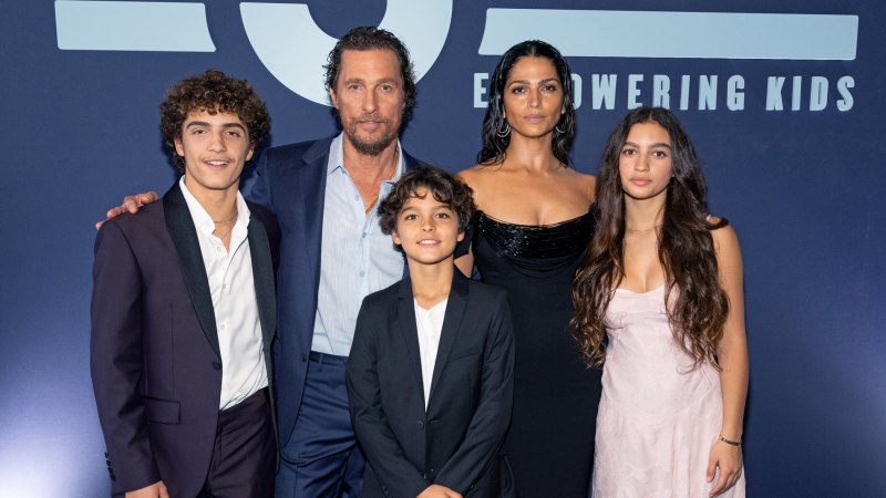 Matthew McConaughey and Wife Camila Appear With Kids at Red Carpet Event