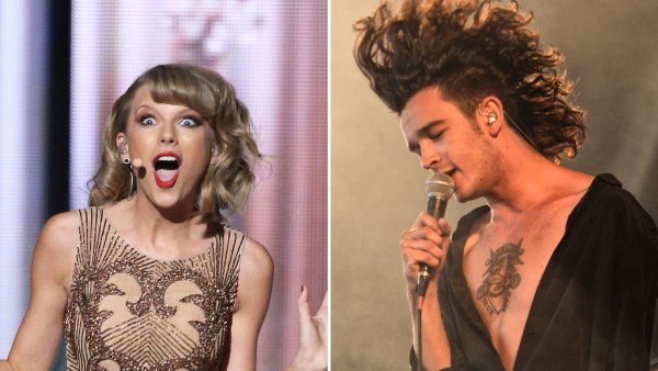 Taylor Swift Smitten Cheering for Matty Healy at 2014 Show