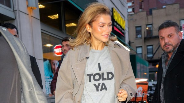 Zendaya Rewears I Told Ya T Shirt From Challengers While Out in NYC