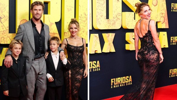 Chris Hemsworth's wife Elsa Pataky wears racy dress at Thor red carpet