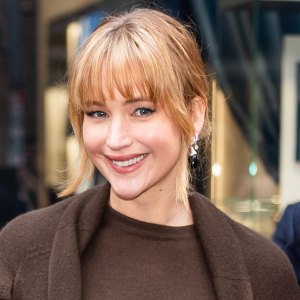 NEW YORK, NEW YORK - OCTOBER 29: Jennifer Lawrence attends a ribbon cutting for Longines in SoHo on October 29, 2025 in New York City. (Photo by TheStewartofNY/GC Images)