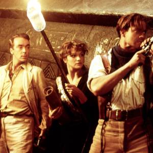 Brendan Fraser, Rachel Weisz and John Hannah in The Mummy