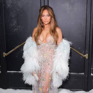 Jennifer Lopez Drops Jaws in Naked Dress Amid Fashion Week