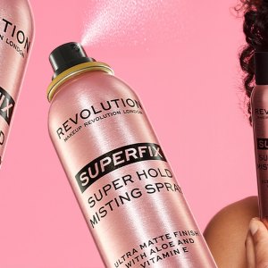 Revolution’s $16 Superfix Setting Spray Offers 4 Finishes for Every Kind of Makeup Wear