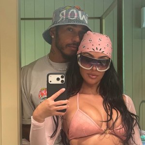 Kim Kardashian and Lewis Hamilton Wear Couple-Coordinated Look