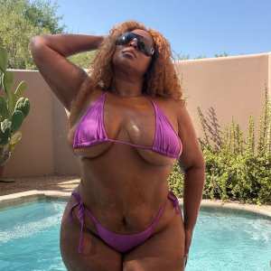 Lizzo Rocks Purple Bikini to Celebrate ‘Fat Liberation Month’