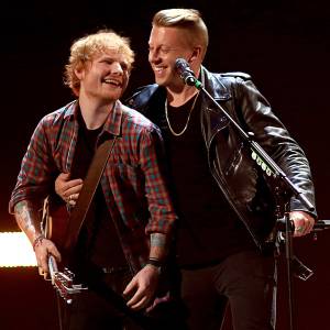 Ed-Sheeran-and-Macklemore-in-2014-GettyImages-455830434