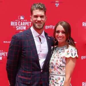 Bryce Harpers Wife Gets Emotional Over Criticism About Husbands Character