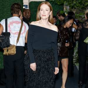 Actress Julianne Moore attends the Kering Foundation's Fifth Annual Caring For Women Dinner at The Pool on September 10, 2026 in New York City.