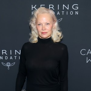 NEW YORK, NEW YORK - SEPTEMBER 10: Pamela Anderson attends the 2026 Kering Foundation Caring For Women Dinner on September 10, 2026 in New York City. (Photo by Mike Coppola/Getty Images)