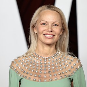 Pamela Anderson attends Glamour Women of the Year at Times Square EDITION Hotel on October 08, 2024 in New York City.