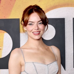 Emma Stone attends Focus Features' "Bugonia" New York Premiere at Museum of Modern Art on October 21, 2025 in New York City.