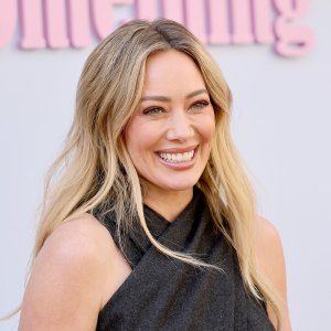 Hilary Duff attends her "luck...or something" Album Celebration Event at The Grove on February 20, 2026 in Los Angeles, California.