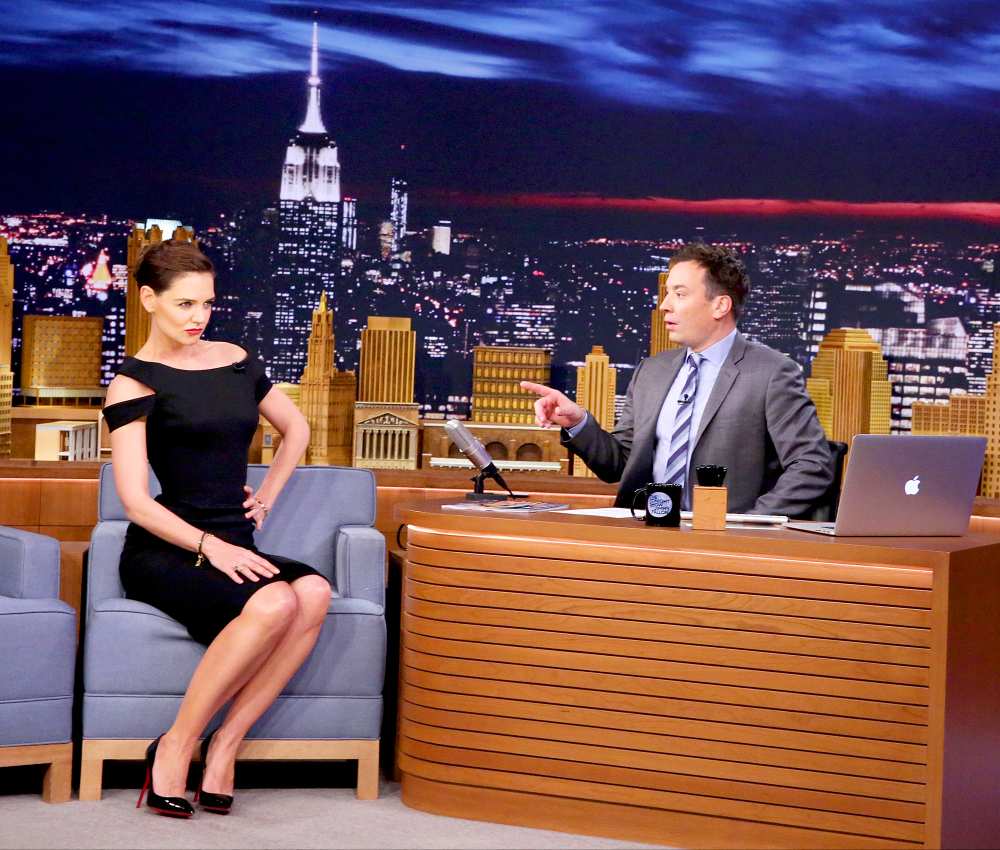 Katie Holmes and Jimmy Fallon