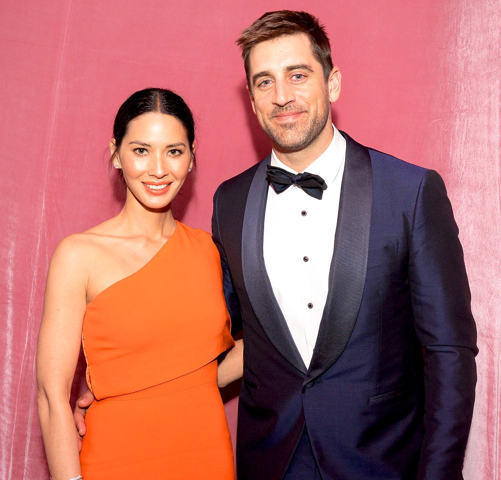 Olivia Munn and Aaron Rodgers