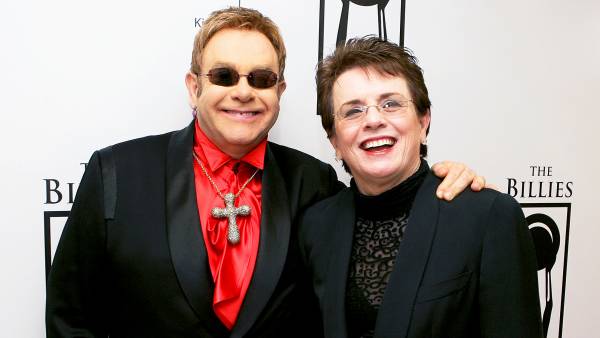 Elton John and Billie Jean King