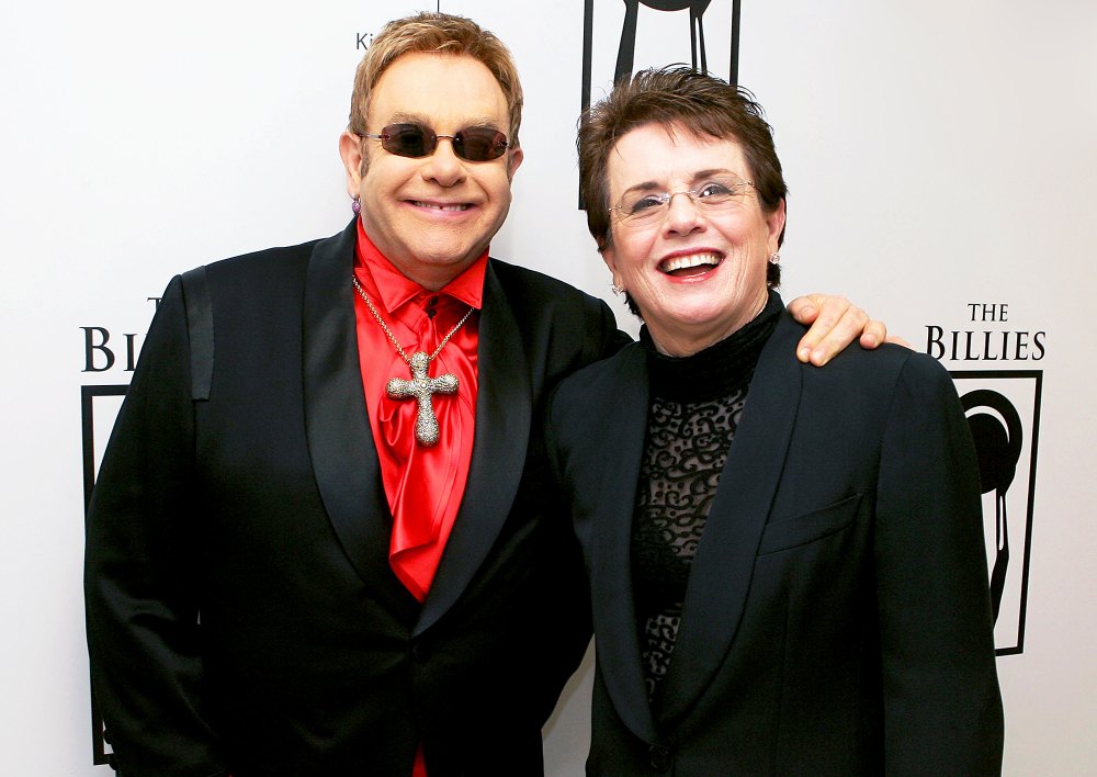 Elton John and Billie Jean King