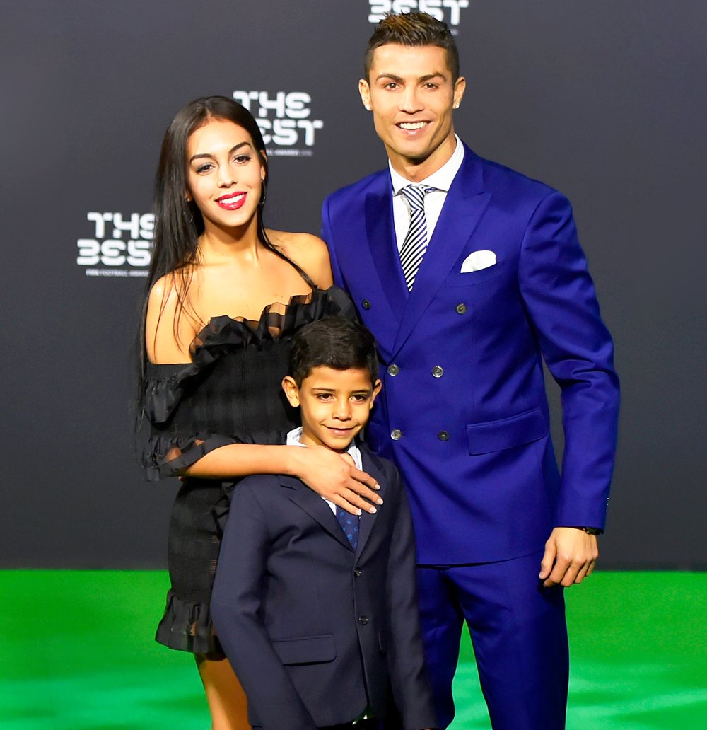 Cristiano Ronaldo, Georgina Rodriguez and Cristiano Ronaldo Jr
