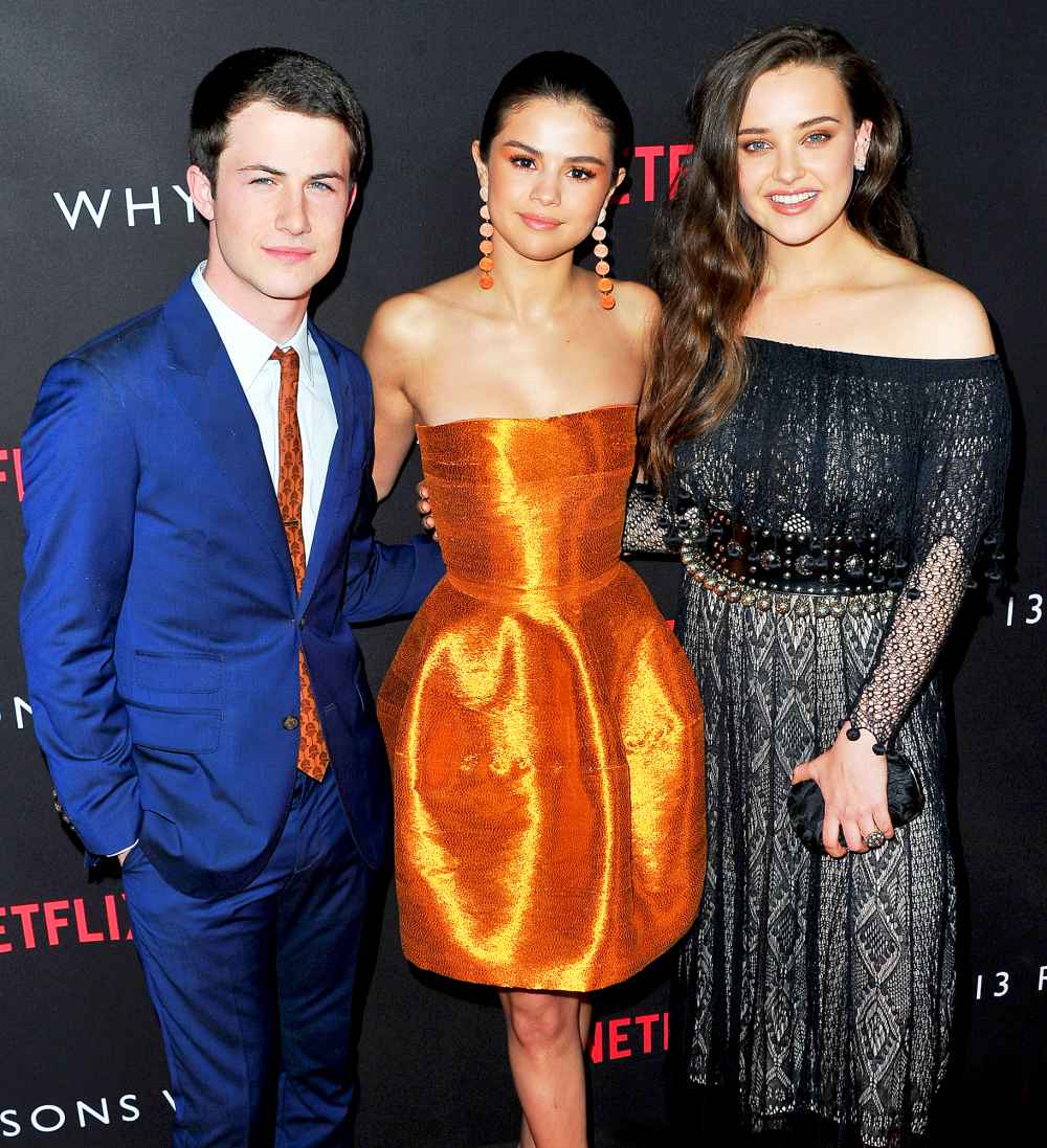 Dylan Minnette, Selena Gomez and Katherine Langford