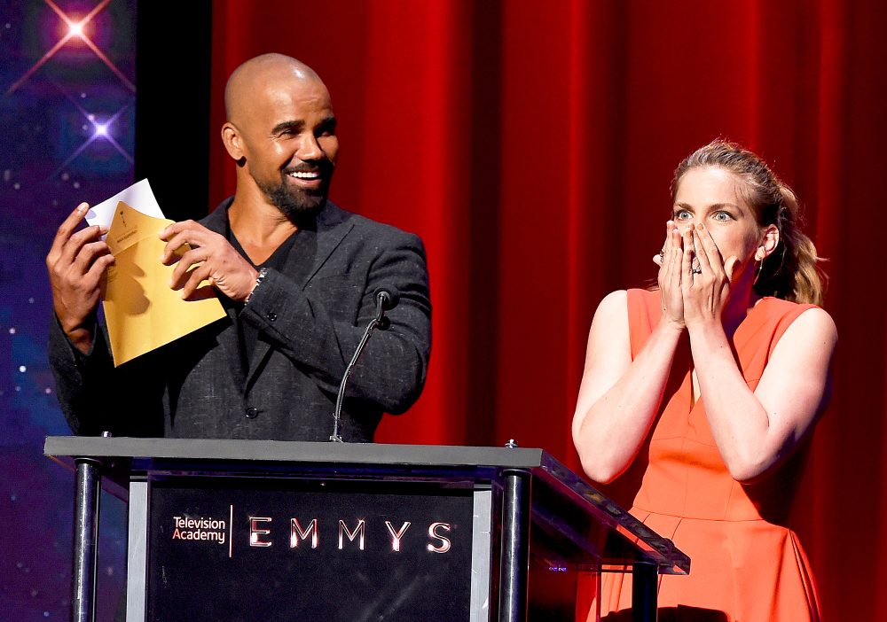 Shemar Moore and Anna Chlumsky