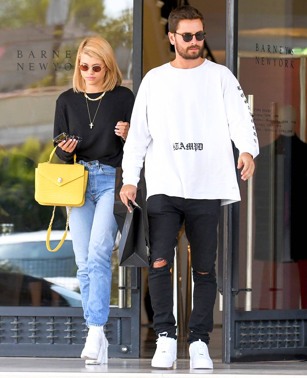 Sofia Richie and Scott Disick