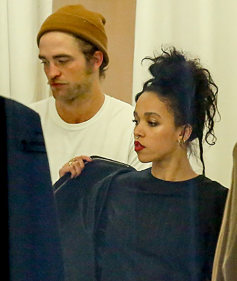 Robert Pattinson and FKA Twigs shopping in Paris