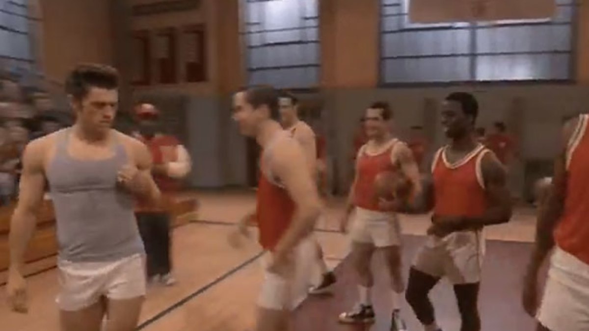 Aaron Tveit's tiny shorts in 'Grease: Live'
