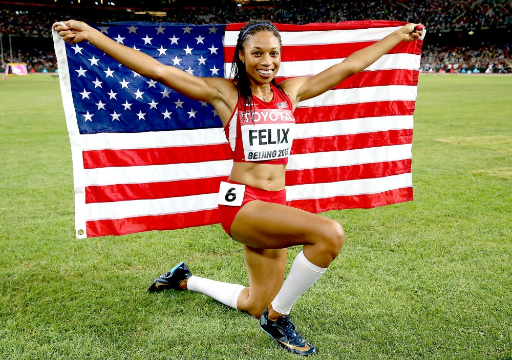 Allyson Felix of the United States