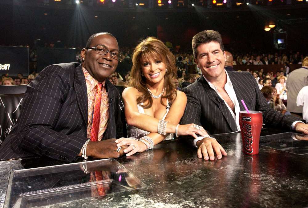 Randy Jackson, Paula Abdul and Simon Cowell during "American Idol" Season 3 Finale