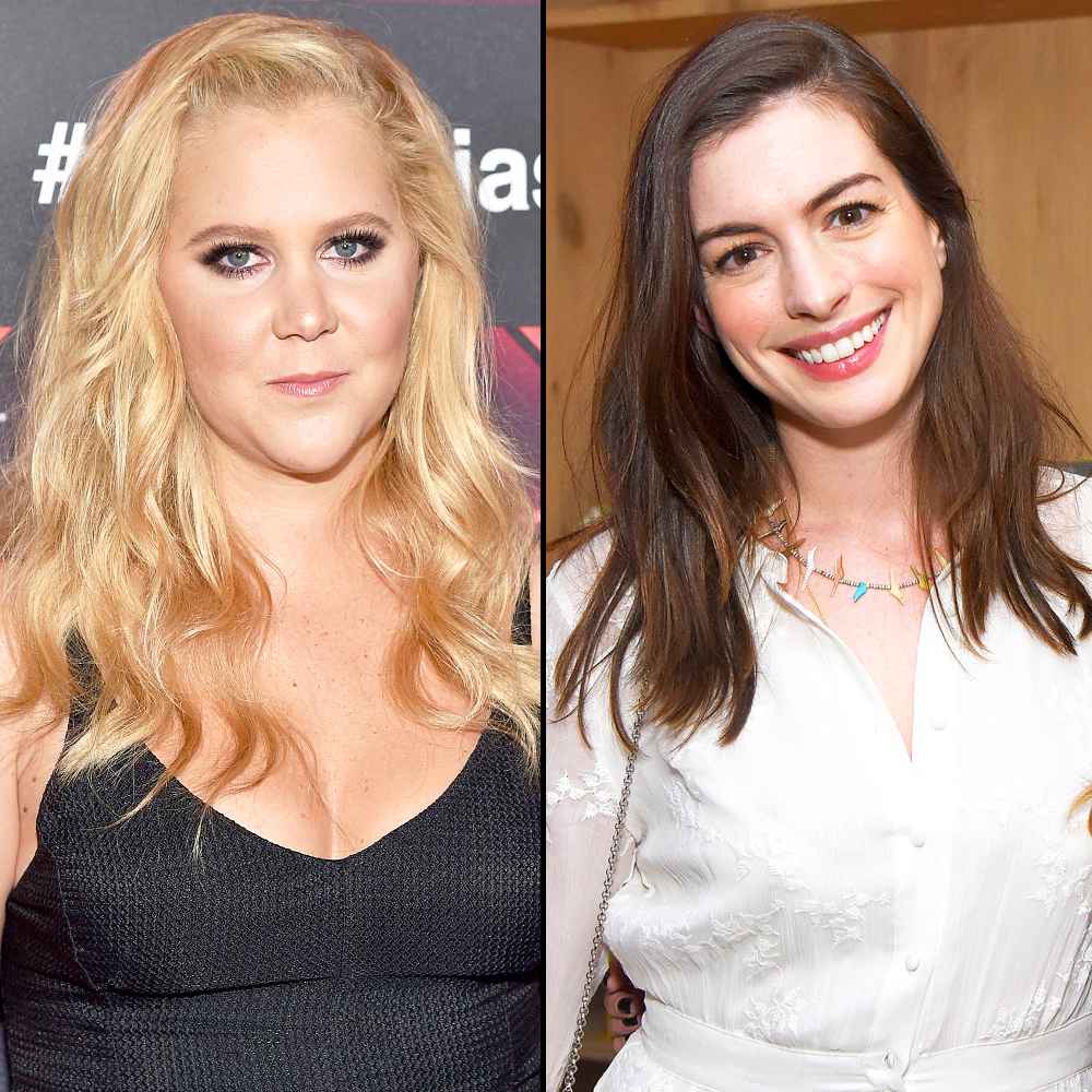 Amy Schumer and Anne Hathaway