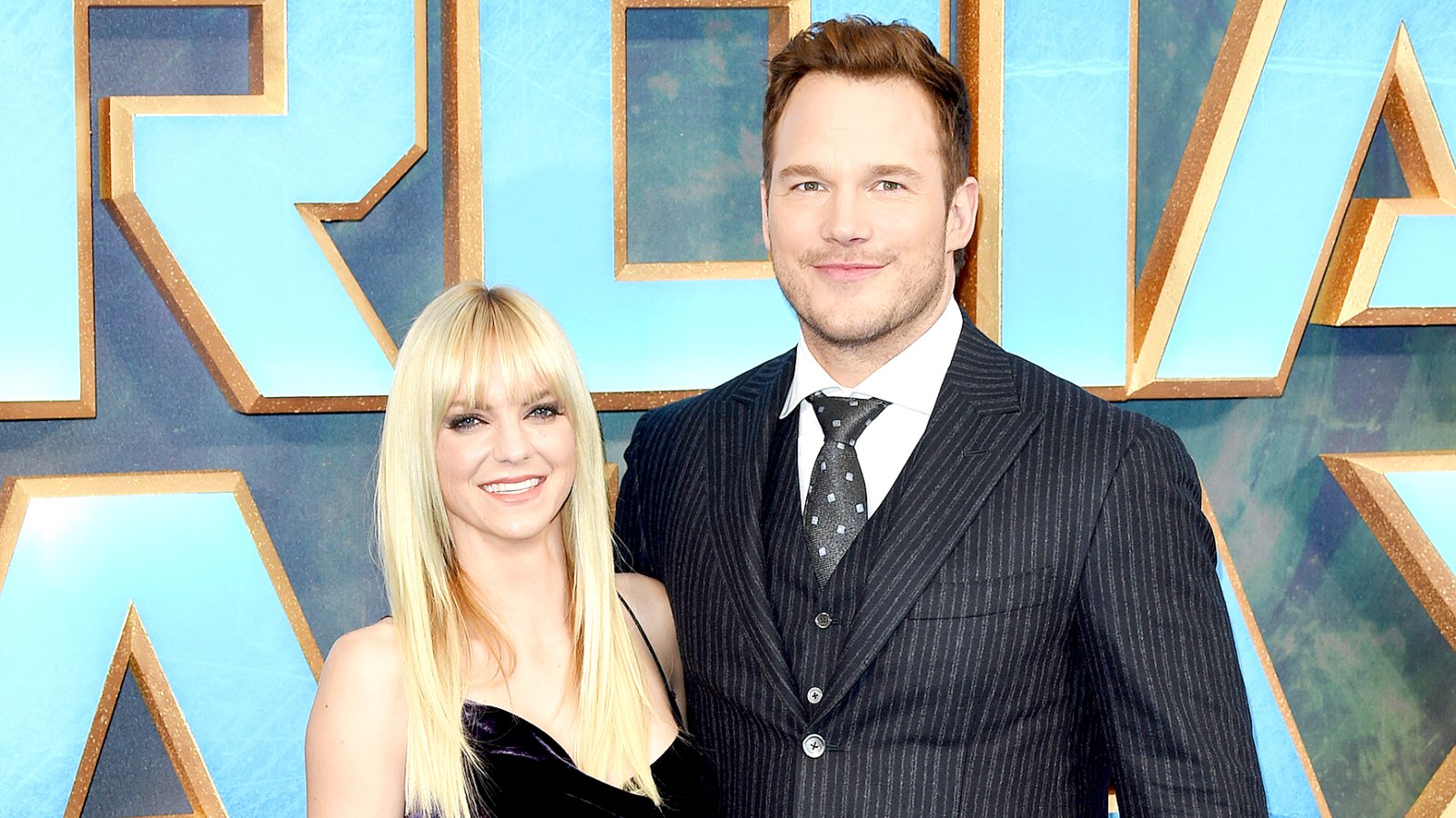 Chris Pratt and Anna Faris attend the UK screening of "Guardians of the Galaxy Vol. 2" at Eventim Apollo on April 24, 2017 in London, United Kingdom.