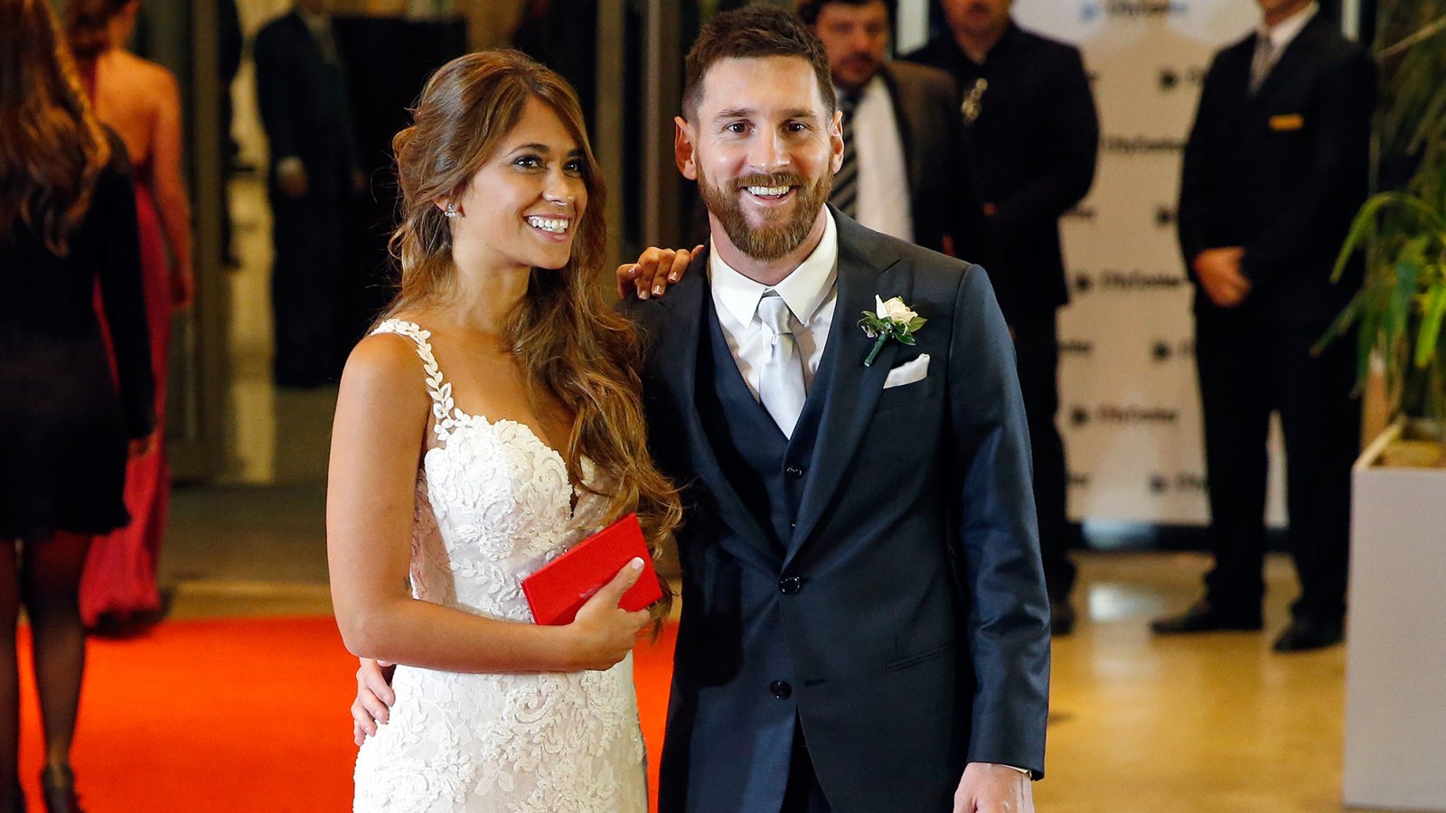 Lionel Messi and Antonela Rocuzzo