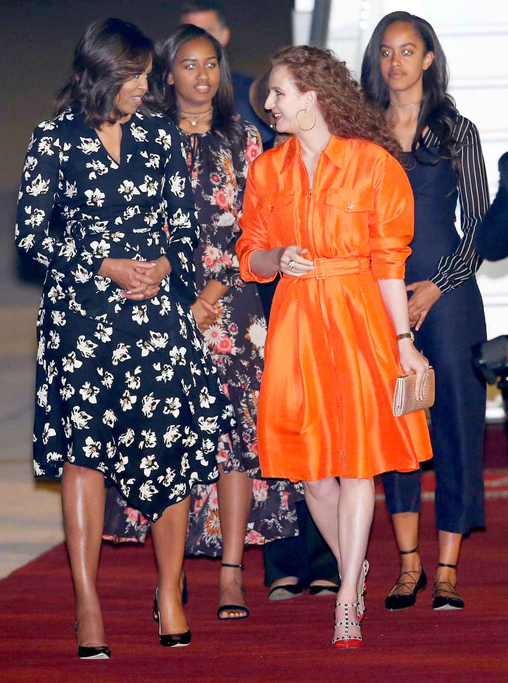 Michelle Obama, Malia Obama and Sasha Obama