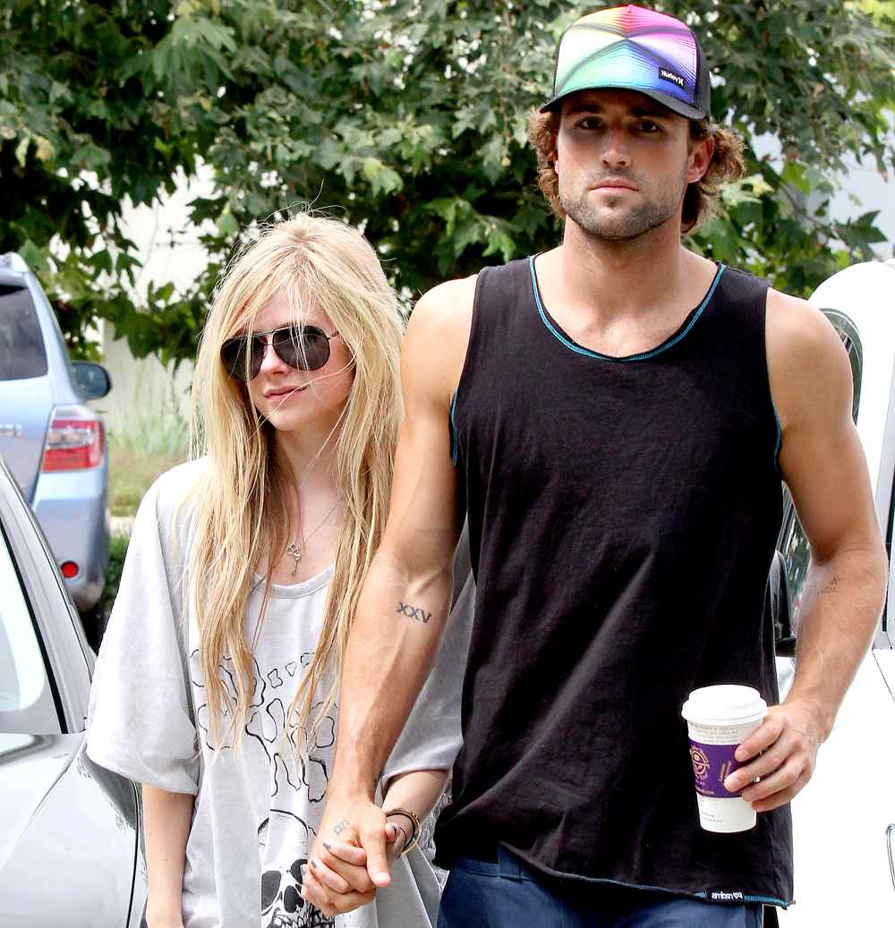 Avril Lavigne and Brody Jenner are seen leaving a cafe in Malibu on July 14, 2011, in Los Angeles.