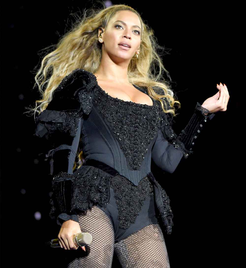 Beyonce performs on stage during