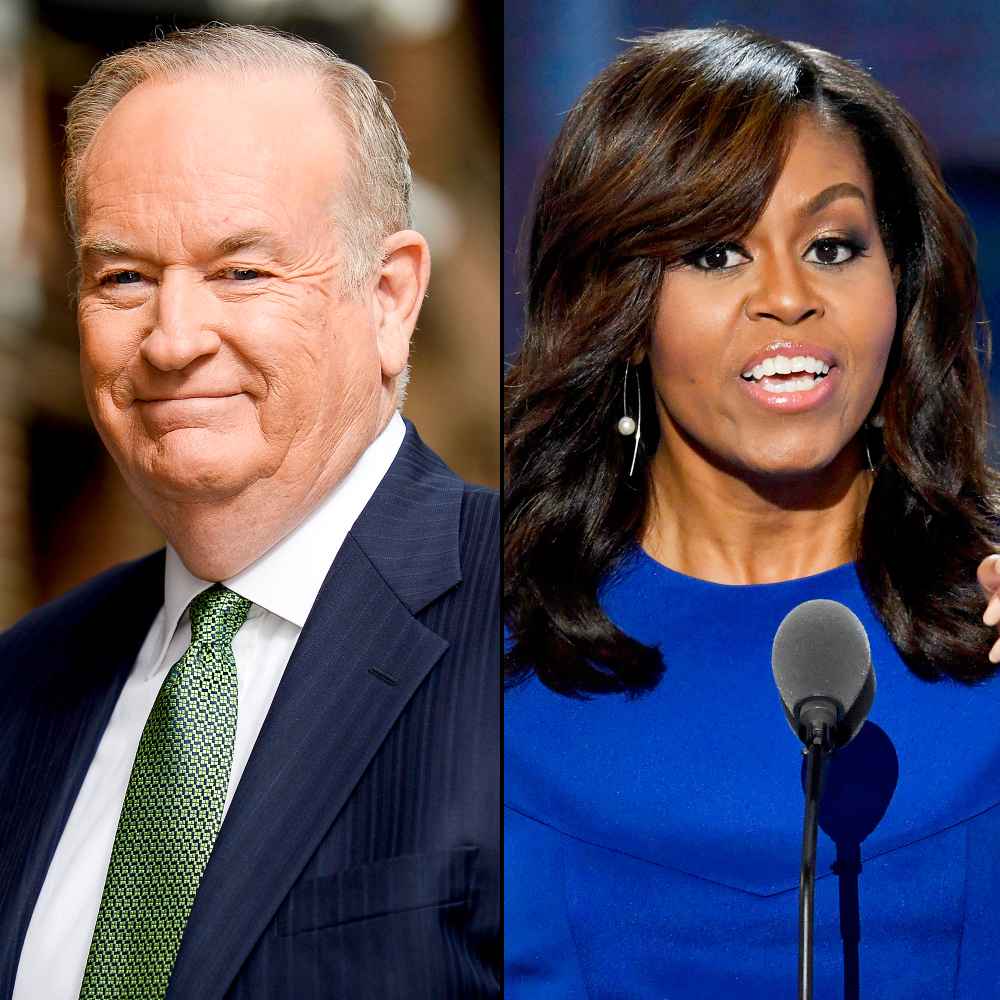 Bill O'Reilly and Michelle Obama
