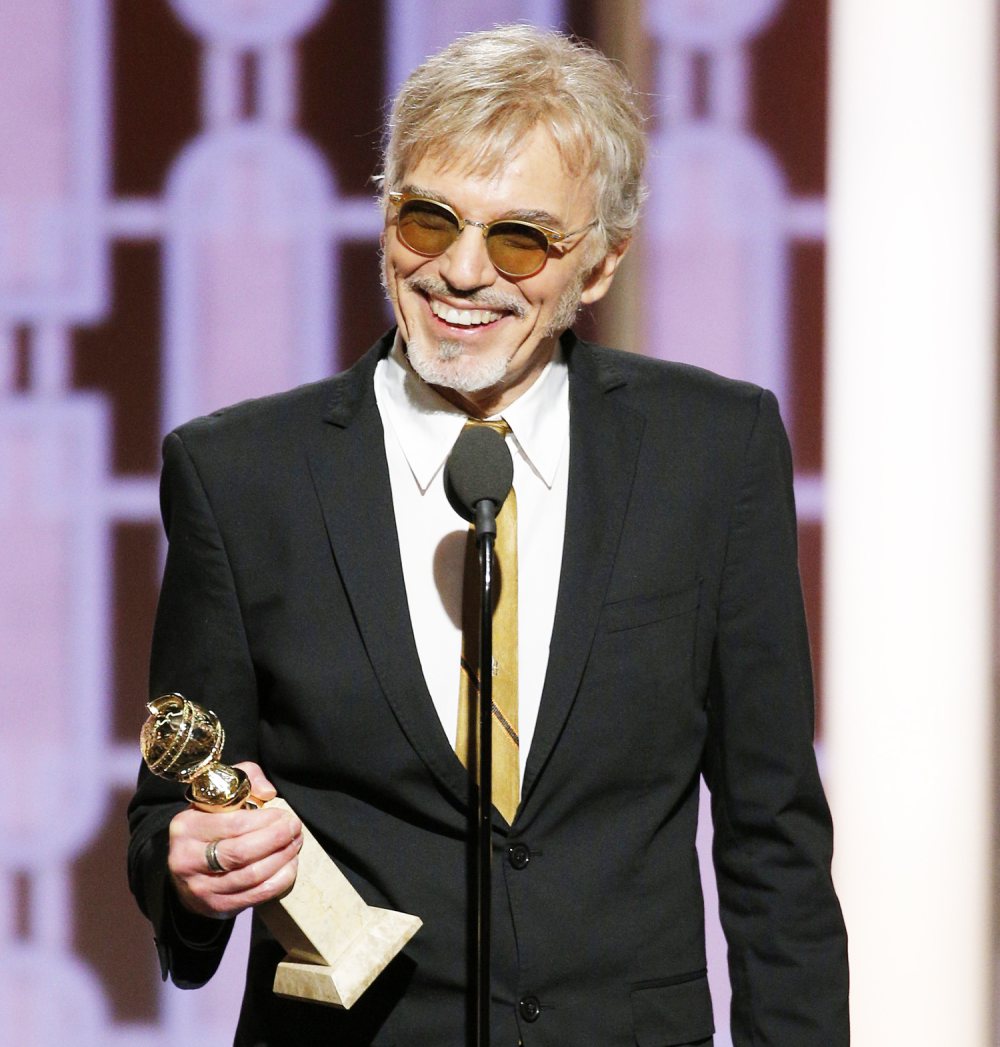 Billy Bob Thornton accepts the award for Best Actor in a TV Series - Drama for his role in