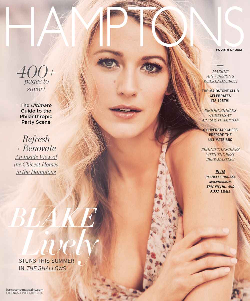 Blake Lively Hamptons Magazine cover