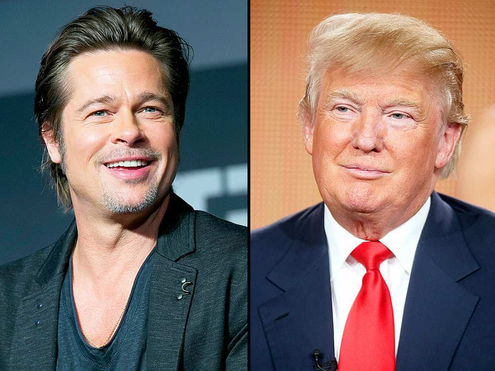 Brad Pitt and Donald Trump