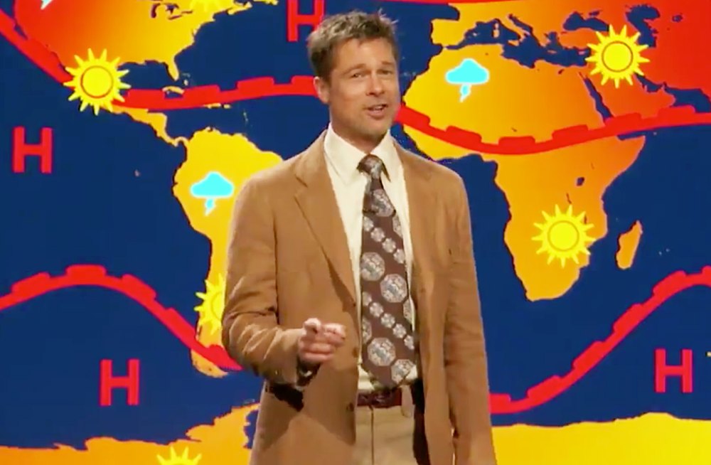 Brad Pitt weatherman The Jim Jefferies Show