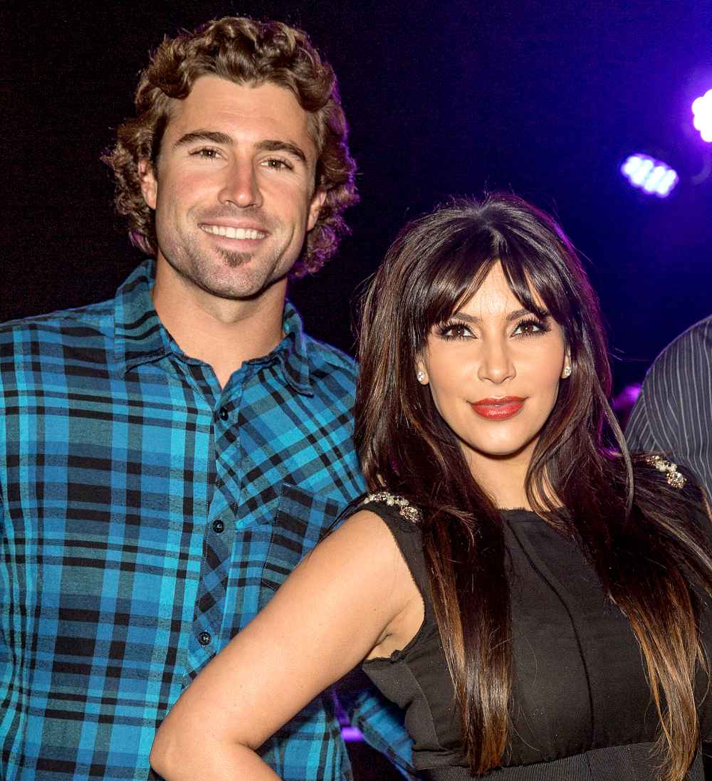 Brody Jenner and Kim Kardashian attend the Brandon and Leah album release party for