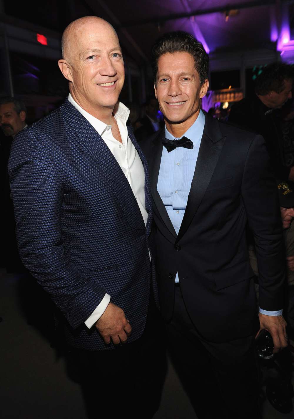Bryan Lourd (L) and Bruce Bozzie (R) attend the 2014 Vanity Fair Oscar Party Hosted By Graydon Carter on March 2, 2014 in West Hollywood, California