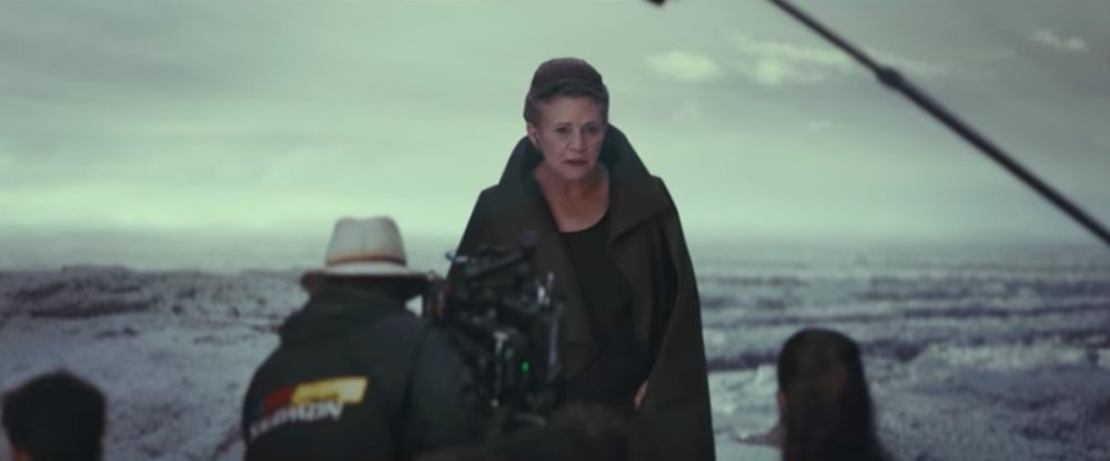 Carrie Fisher in 'Star Wars: The Last Jedi'