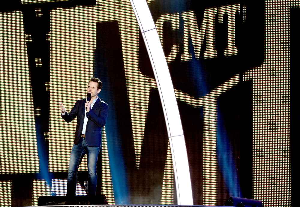 Host Charles Esten speaks onstage during the 2017 CMT Music Awards rehearsals at Music City Convention Center on June 6, 2017 in Nashville, Tennessee.