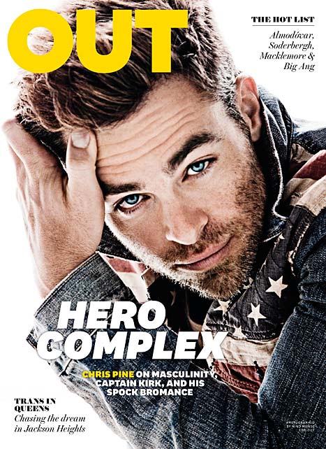 chris pine out cover