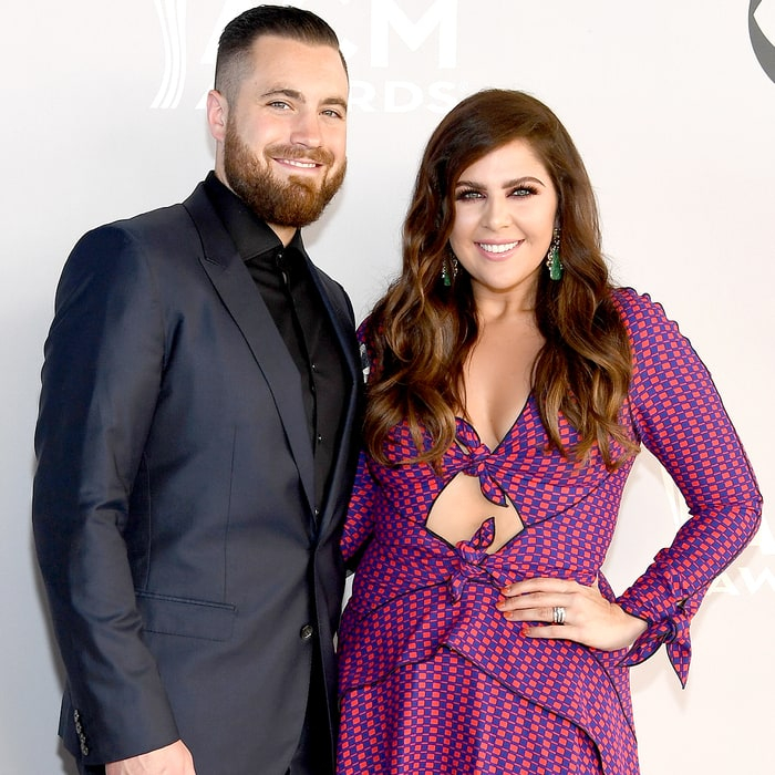 Chris Tyrrell and Hillary Scott of Lady Antebellum attend the 52nd Academy of Country Music Awards at Toshiba Plaza on April 2, 2017 in Las Vegas, Nevada.