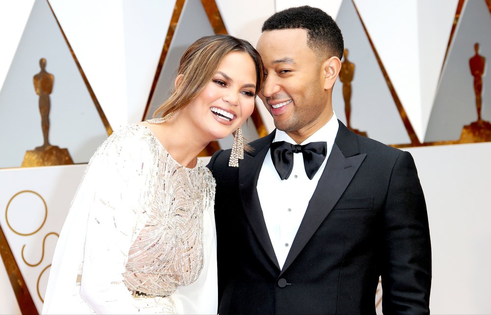 Chrissy Teigen and John Legend arrive at the 89th Annual Academy Awards at Hollywood & Highland Center on February 26, 2017 in Hollywood, California.