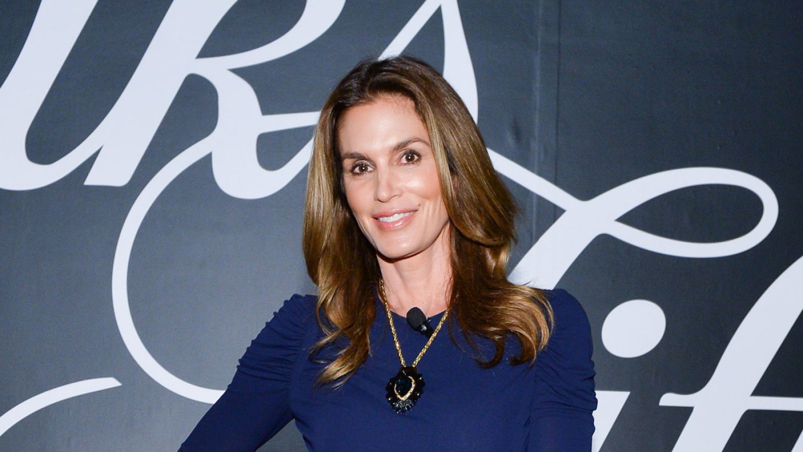 Cindy Crawford attends Saks Fifth Avenue private cocktail and Q & A with Fern Mallis